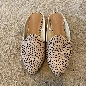 Cheetah Print Mules